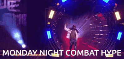Man Dancing On Stage During Monday Night Combat Hype GIF