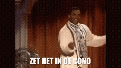 Man Dancing On Stage With Zet Het In De Cono GIF
