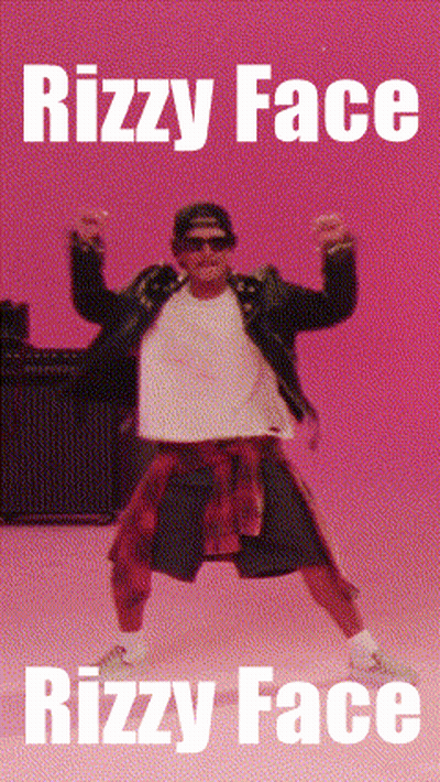 Man Dancing Rizzy Face Rizzy Face GIF