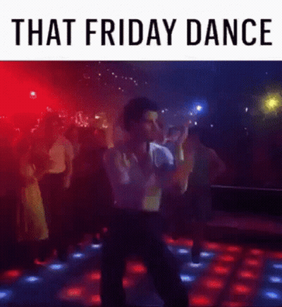 Man Dancing That Friday Dance GIF