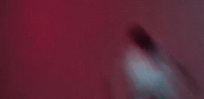 Man Dancing With Glowing Body Lights Purple Green Background GIF