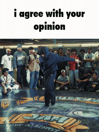 Man Dancing With I Agree With Your Opinion GIF