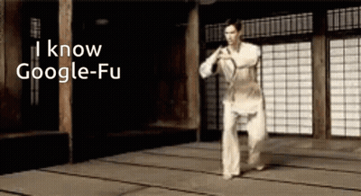 Man Dancing With I Know Google-Fu GIF