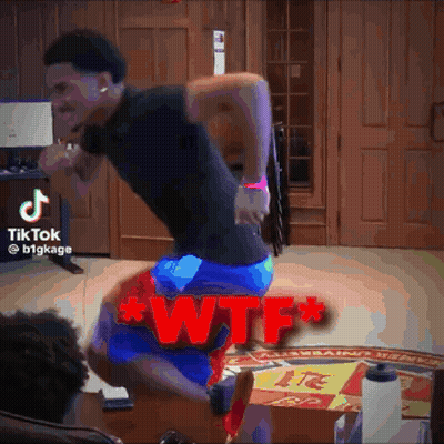 Man Dancing WTF GIF