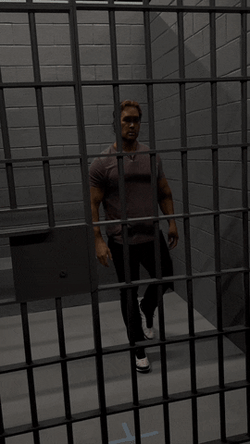 Man Detained In Jail GIF
