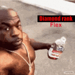 Man Diamond Rank Flex GIF