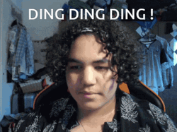 Man Ding Ding Ding Times Up GIF