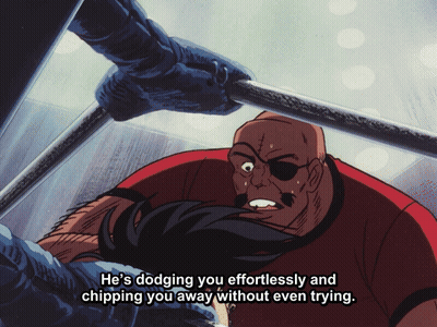 Man Dodging You Effortlessly Chipping Away GIF