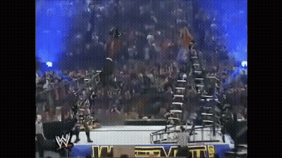 Man Doing Handstand At Wrestling Event GIF