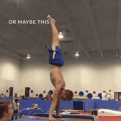 Man Doing Handstand On Bar GIF