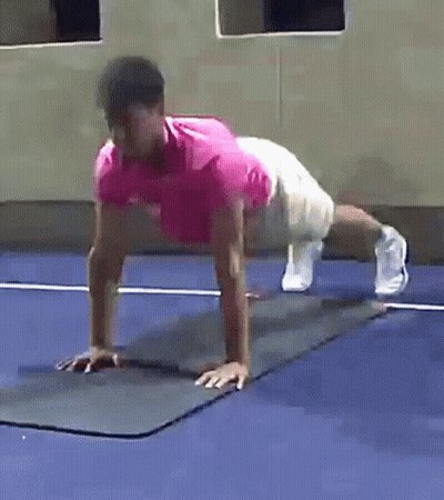 Man Doing Push Ups GIF