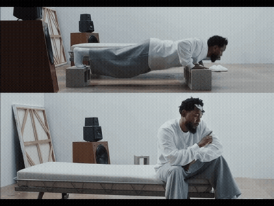 Man Doing Push Ups On Blocks GIF
