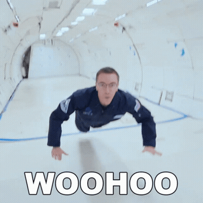 Man Doing Push Ups Saying Woohoo GIF