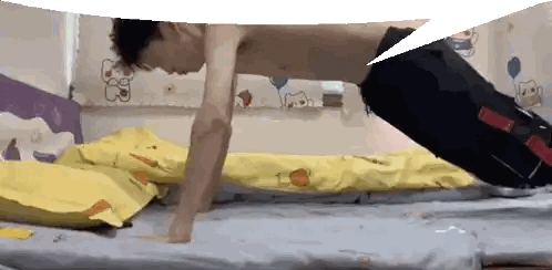 Man Doing Push Ups With Love Speech Bubble Sticker