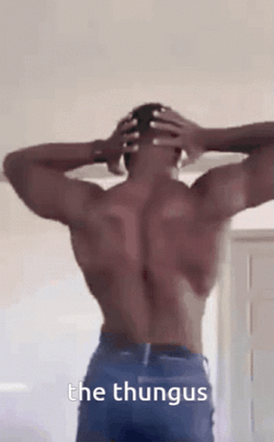 Man Doing Thug Shaker While Facing Backwards GIF