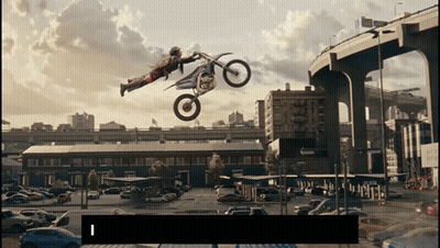 Man Doing Trick On Dirt Bike With Number 1 GIF