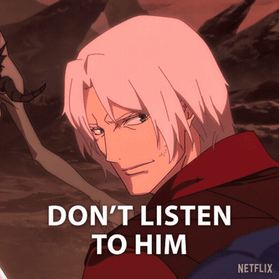 Man Don't Listen To Him GIF