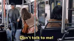 Man Don't Want Talk Looking Away GIF