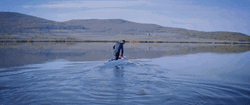 Man Dragging The Canoe GIF