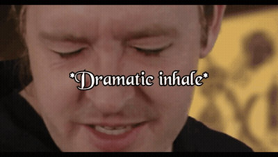 Man Dramatic Inhale GIF