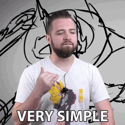 Man Drawing Very Simple Sketch GIF