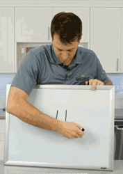  Man Draws Happy Smiley Face  GIF