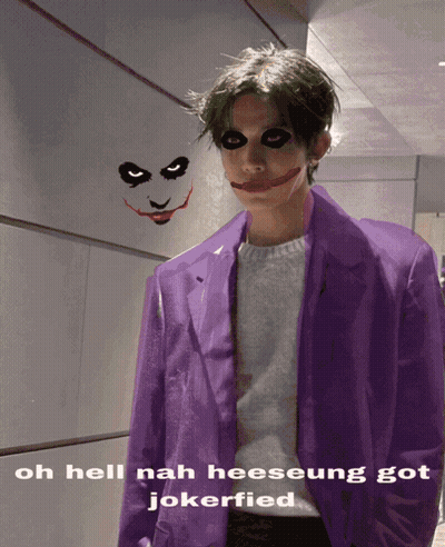Man Dressed As Joker Saying Oh Hell Nah GIF