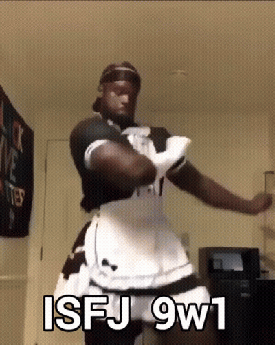 Man Dressed As Maid Dancing ISFJ 9W1 GIF