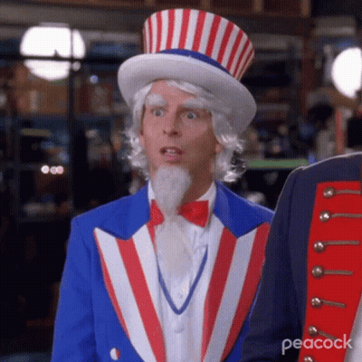 Man Dressed As Uncle Sam GIF