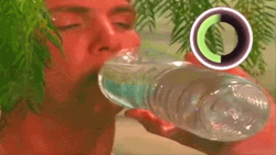 Man Drinking A Bottle Of Water GIF
