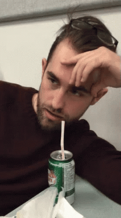 Man Drinking Diet Mountain Dew GIF