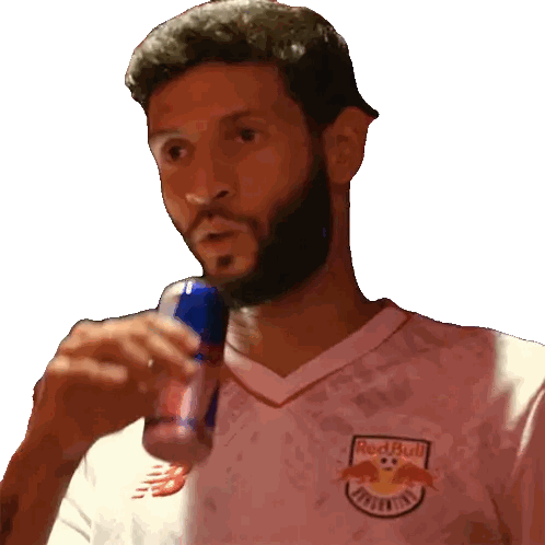 Man Drinking From Redbull Can Sticker
