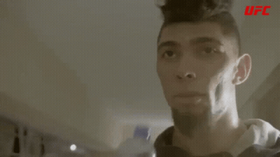 Man Drinking From UFC Bottle GIF