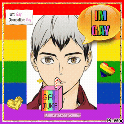 Man Drinking Gay Juice With Candy Cane GIF