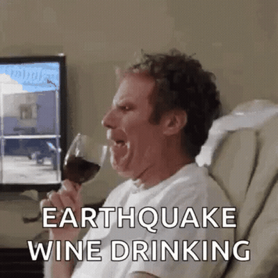 Man Drinking Glass Of Wine On Couch GIF