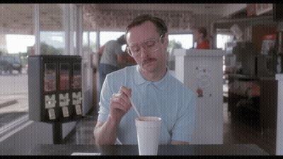 Man Drinking Milkshake I Guess You Could Say Things Are Getting GIF