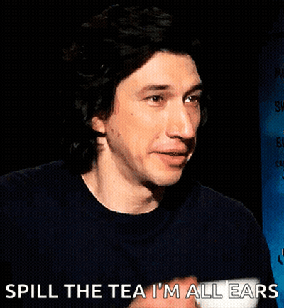 Man Drinking Tea With Spill The Tea I'm All Ears GIF