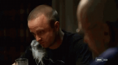 Man Drinking Water Watched By Another GIF