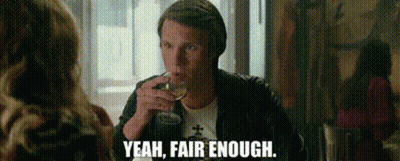 Man Drinking Wine Saying Yeah Fair Enough GIF