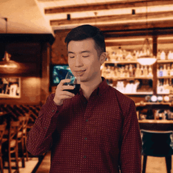 Man Drinking Wine Stank Face Reaction GIF