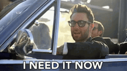 Man Driving A Car I Want It Now GIF