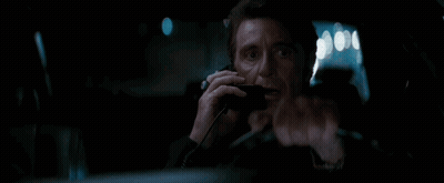 Man Driving Car At Night GIF