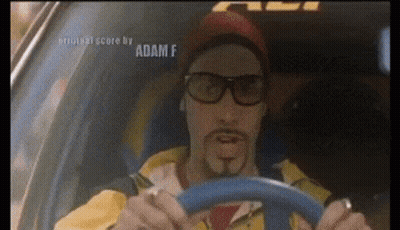 Man Driving Car Original Score By Adam F GIF