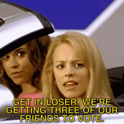 Man Driving Car Saying Get In Loser We're Going To Trigger Trumpers GIF