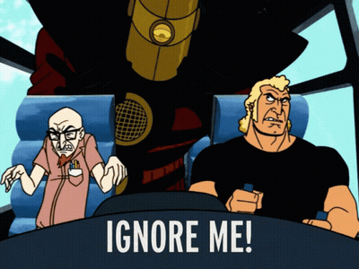 Man Driving Car Saying Ignore Me GIF