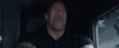 Man Driving Car With Mouth Open GIF