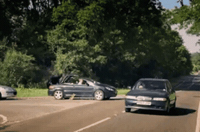Man Driving Jeep Saying Me Driving GIF