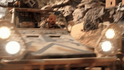 Man Driving Military Vehicle GIF