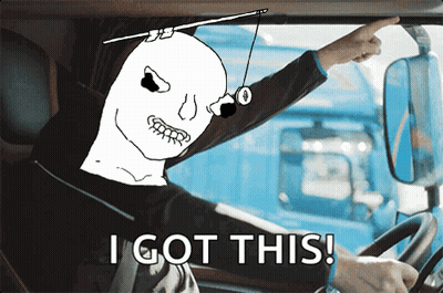 Man Driving Truck Saying I Got This GIF