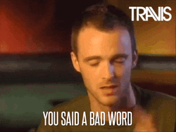 Man Ear Plugs After Hearing Bad Word GIF
